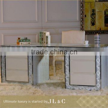 JT14-07 computer office wooden desk from JL&C luxury home furniture lastest designs 2014 (China supplier)