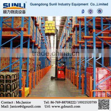 Dongguan Manufacturer Warehouse Adjustable Pallet Drive In Van Shelving