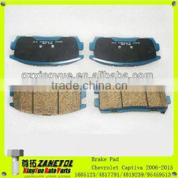 1605123 4817791 4819239 95459513 Auto parts Disc Brake Pad Set for 2006-2010 Chevrolet Captiva