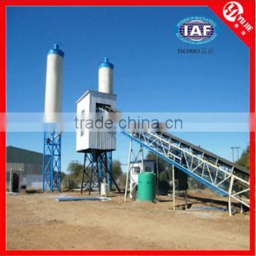 belt type concrete batching plant, HZS60 beton plant in turkey