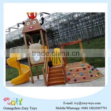 Unique products to buy kid wooden outdoor playground hot selling products in china