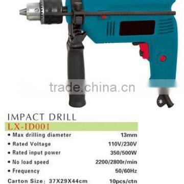 13mm impact drill/ electric impact drill / power tools 500w impact drill