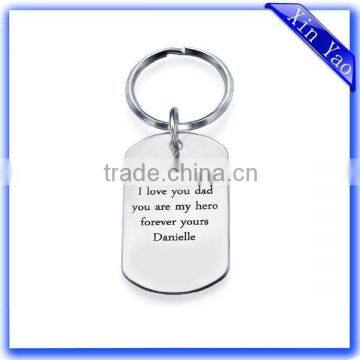 Manufacturer engraved logo dog tags for gifts