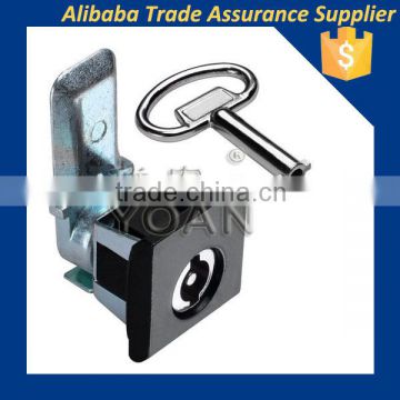 Black or Gray painting coated cabinet cam lock with tubular tool key