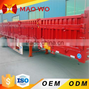 Factory support leg 3 axle sidewall semi trailers for sale in China