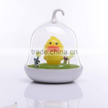 2016 voice sensor and touch sensor birdcage lamp kid nightlight