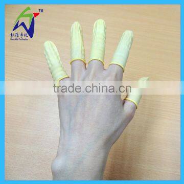 High quality maize-yellow Anti-static finger cots