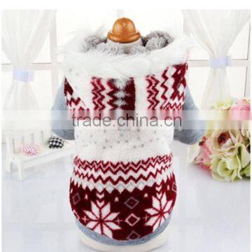 cute snow winter coat with hat cat dog pet hoodie pet wear pet apparel