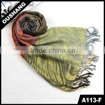 A113-F Super Fancy Iridescent Cloud Wave Scarf