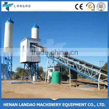 Reliable Quality HZS100m3/h concrete mixing plant with cement silo