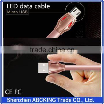 2.1A Remax LED Data Cable for Huawei Samsung USB Data Cable