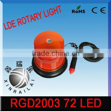 5w 12v warning beacon light RGD2003 72 LED emergency light for offroad tractor