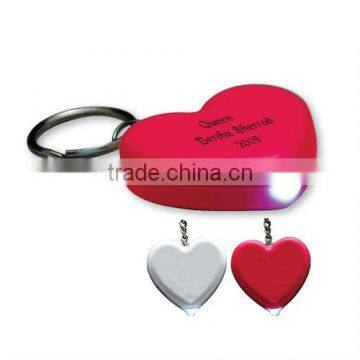Light Up Heart Key tag
