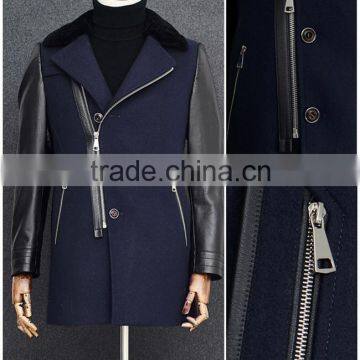 China Cashmere Wool Coat Man Leather Jacket Winter Wool Fabric for Coats photo-6