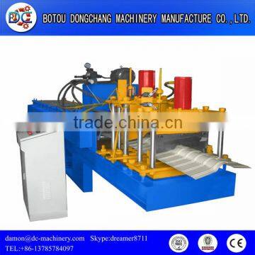 manual metal roof ridge cap profile roll forming machine/ metal roof tile roll forming machine