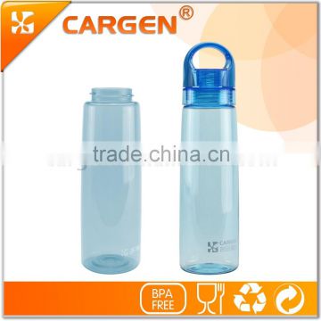 Easy carring 750ml portable sport plastic water bottle