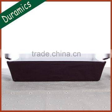 Dinnerware oblong shape baking dish