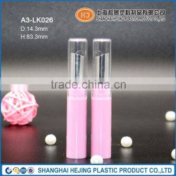 Slim shape customized color lipstick tube for cosmetic use