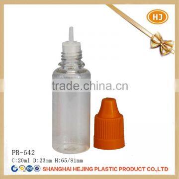 20ml plastic dropper bottle with child proof cap