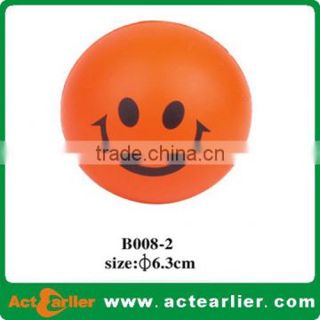 cheap custom logo emoji stress ball for promotional