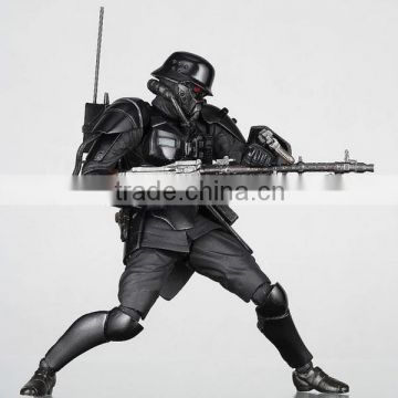 Special force protect gear red spectacles spinning soldier action movable figures