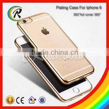 Manufacturer online shopping Metal plate phone case for iPhone 6