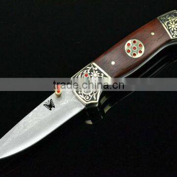 Acid branch version OEM Damascus Steel Folding Knives Collection Knife UDTEK01303