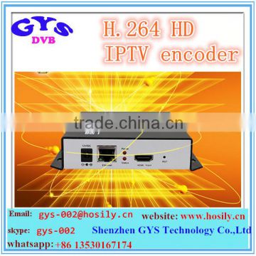 Professional H.264 HD Encoder for IPTV, Live Stream Broadcast, Video Encoder