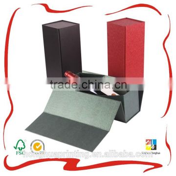 high quality folding gift boxes for wine glasses