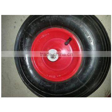 rubber wheel for trolley 4.10/3.50-6