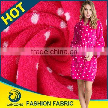 Attractive polar fleece printed fabric for polar fleece blanket