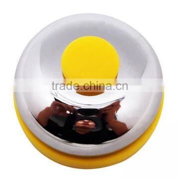 Silver Table Bell , 75mm Diameter Chrome Plated With ABS Base for Reception photo-2