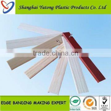 18mm u shaped edge banding in pvc/pvc profiles