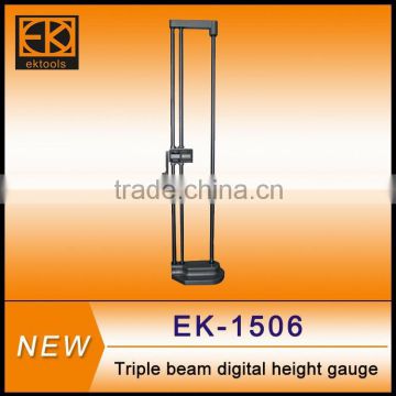 Height measurement tool by triple beam