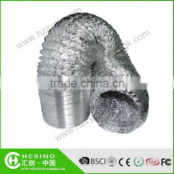 Insulated Flexible Aluminum Air Conditioner Duct / Expandable Aluminum Ducting