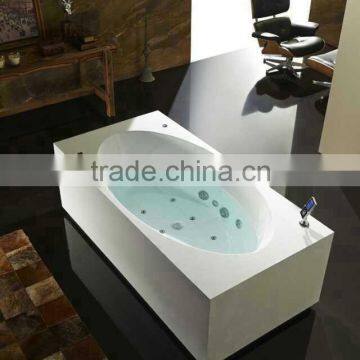 2015 New design beaytiful appearance high quality seamless massage bathtub