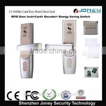 Zinc Alloy Free Software Smart Card Hotel Door Lock System hotel lock