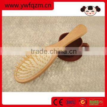 High quality wooden handle massager hair brush