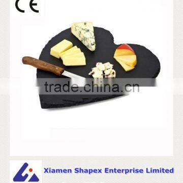 Black Slate Stone Plate Slate Cheese Board photo-2