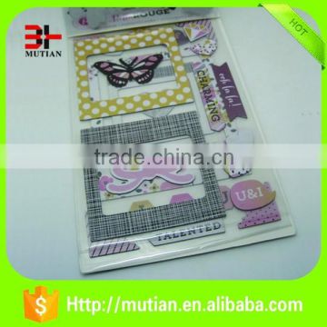 Wholesale Butterfly Chipboard Paper Sticker