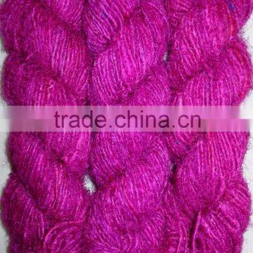 PINK COLOR SARI SILK YARN