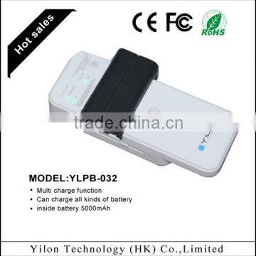 built in 5000mah oem LOGO portable epower bank external battery charger