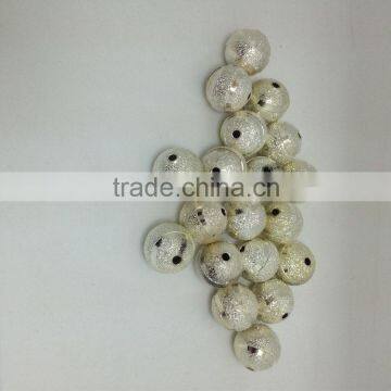 Supply of gold plating color 925 sterling silver beads silver plating a bargain