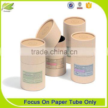 Favoured kraft push up paper tubes with lid