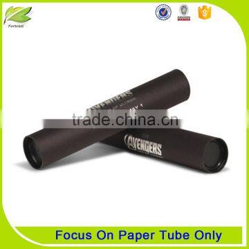 Eco black cardboard paper mailing tube