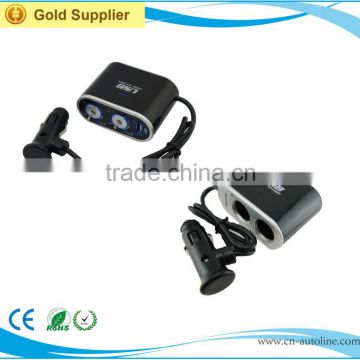 factory price high quality universal usb car charger cigarette lighter adapter