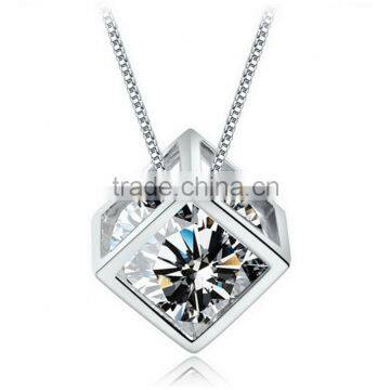 Daihe single zircon necklace for ladies