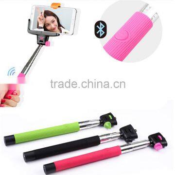 wireless mobilephone bluetooth Selfie Stick,wireless bluetooth monopod selfie stick with USB cable charger