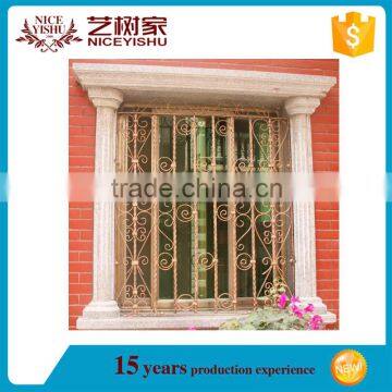 Home metal window grills / decorative iron work window grill