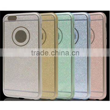glitter TPU+PC hard back cover bumper case for Sony xperia z m 5 4 premium plus compact aqua ultra c t 7 6 3 2 1